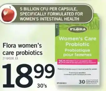 Fortinos Flora women's care probiotics offer