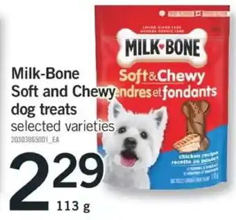 Fortinos Milk-bone soft and chews dog treats offer