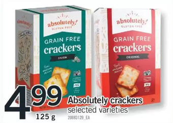Fortinos Absolutely crackers offer