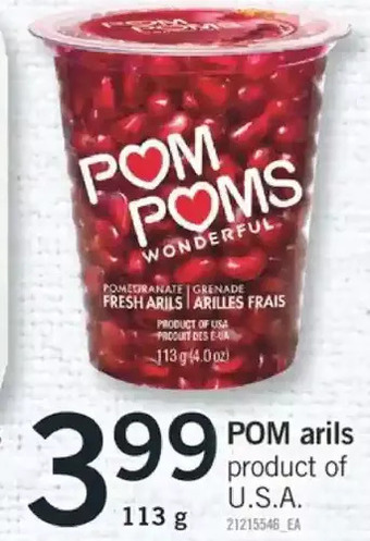 Fortinos Pom arils offer