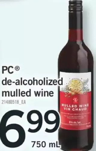 Fortinos Pc de-alcoholized mulled wine offer