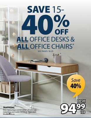 JYSK Trappedal desk offer