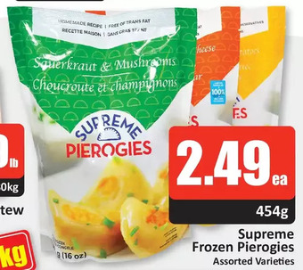 Starsky Supreme frozen pierogies offer