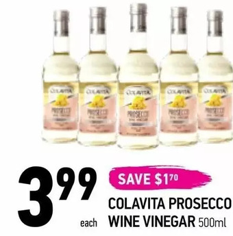 Coppa's Fresh Market Colavita prosecco wine vinegar offer