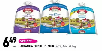 Coppa's Fresh Market Lactantia purfiltre milk offer