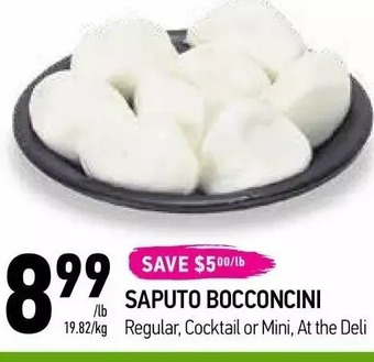 Coppa's Fresh Market Saputo bocconcini offer