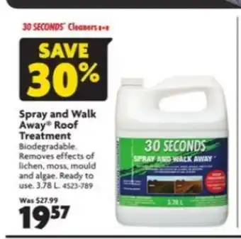Home Hardware Spray And Walk Away Roof Treatment offer