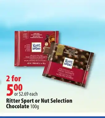 London Drugs Ritter Sport offer