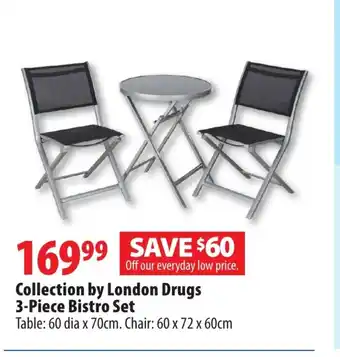 London Drugs Collection By London Drugs 3- Piece Bistro Set offer