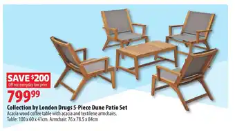 London Drugs Collection By London Drugs 5-Piece Dune Patio Set offer