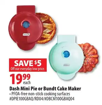 London Drugs Dash Mini Pie offer