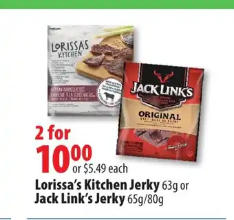 London Drugs Lorissa's Kitchen Jerky offer