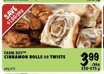 Farm Boy Cinnamon Rolls offer