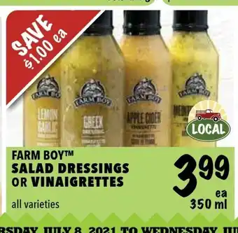 Farm Boy Salad Dressings offer