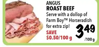 Farm Boy Roast Beef offer