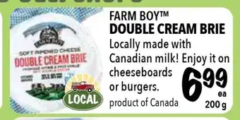Farm Boy Double Cream Brie offer