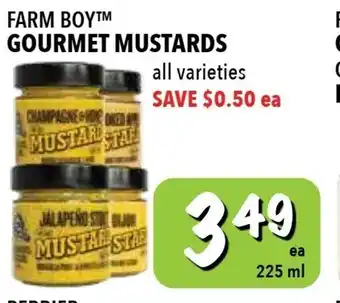 Farm Boy Gourmet Mustards offer