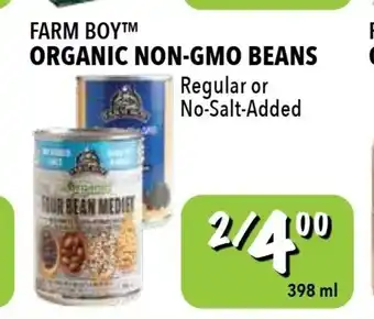 Farm Boy Organic Non-Gmo Beans offer
