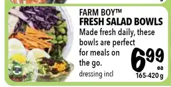 Farm Boy Fresh Salad Bowls offer