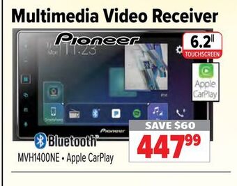 2001 Audio Video Pioneer multimedia video receiver offer