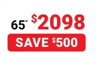 Visions Electronics Samsung neo 65" qled 4k mini led smart tv offer