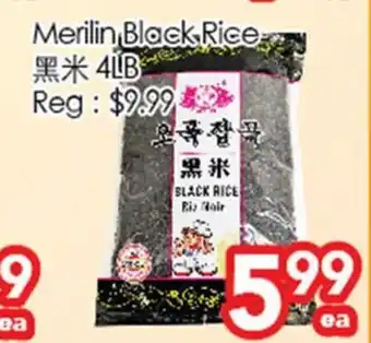 Superking Supermarket Merilin black rice offer
