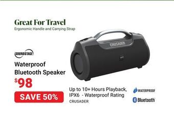 Visions Electronics Soundstage waterproof bluetooth speaker offer