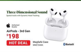Visions Electronics Apple airpods - 3rd gen offer
