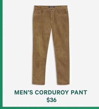 Joe Fresh Men's corduroy pant offer