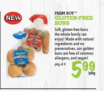 Farm Boy Gluten-Free Buns offer