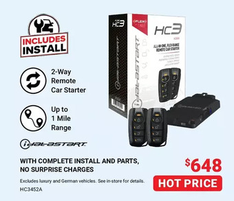 Visions Electronics Idatastart with complete install and parts< no surprise charges offer