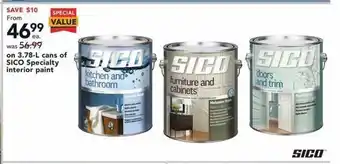 Lowe's Sico Specialty Interior Paint offer