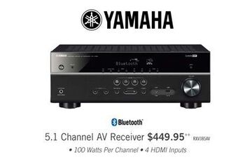 The Brick Yamaha rv-v385 5.1-channel av receiver offer