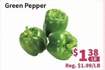 Blue Sky Supermarket Green pepper offer