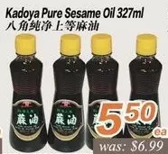 Seasons Foodmart Kadoya pure sesame oil offer