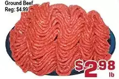 Top Food Supermarket Ground beef offer