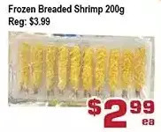 Top Food Supermarket Frozen breaded shrimp offer