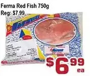 Top Food Supermarket Ferma red fish offer