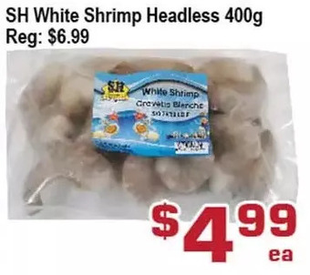 Top Food Supermarket Sh white shrimp headless offer