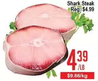Skyland Foodmart Shark steak offer