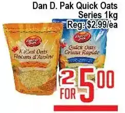 Skyland Foodmart Dan d. pak quick oats series offer