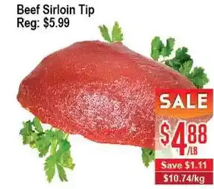 Skyland Foodmart Beef sirloin tip offer