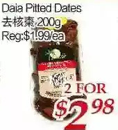 Tone Tai Supermarket Daia pitted dates offer
