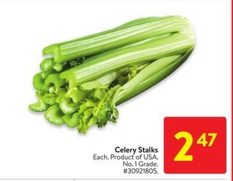 Walmart Celery stalks offer