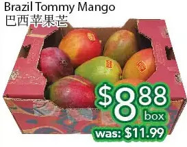 Ample Food Market Brazil tommy mango offer