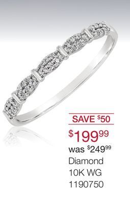 Charm Diamond Diamond 10k wg offer