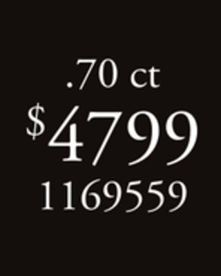 Charm Diamond Glacier fire 14k white gold 0.70ct ideal cut solitaire ring offer