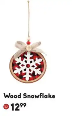 Sheridan Nurseries Wood snowflake offer