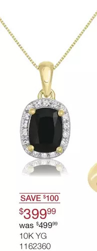 Charm Diamond 10k yg pendant offer