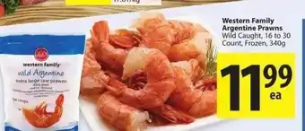 Western family argentine prawns
